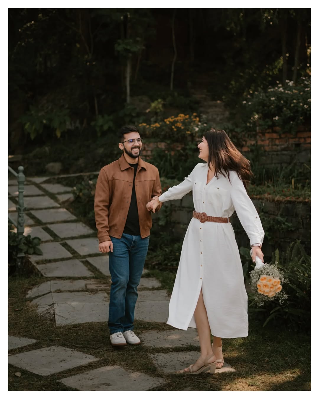Pre-wedding golden hour